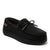Dearfoams Men's Black Pierce Microsuede Moccasin With Tie Pandufs