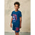 Sinsay Boy's Dark Blue Shark Attack" Short Pajama Set