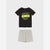 Sinsay Boy's Black & Grey "Skateboarding is Freedom" Graphic Pajama Set