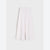 Sinsay Girl's White Striped Wide-Leg Casual With Side Pockets Pants
