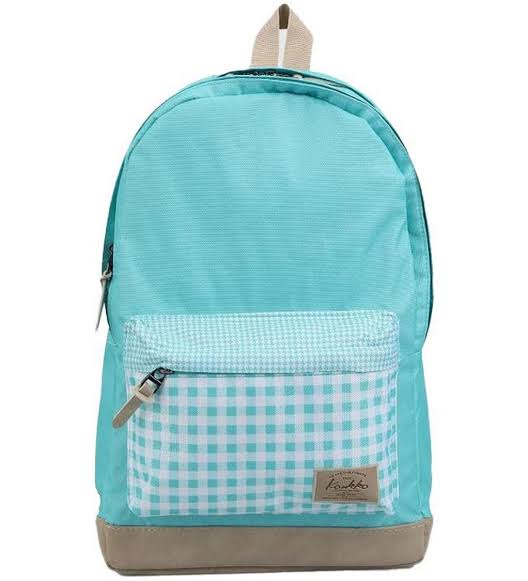 Kaukko Witchlight Plaid MintBackpack K1507