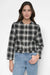 DKNY Jeans Women's Black & White Frayed Cropped Long-Sleeve Blazer | DKNY Jeans In Lebanon