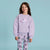 Sinsay Girl's Purple Unicorn Applique Sweatshirt