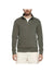 Banana Republic Men's Green Cotton Blend 1/4 Zip Pullover Sweatshirt