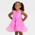 Dr. Seuss Girl's Pink The Grinch Christmas Cindy Lou Who Bow Couture Tulle Dress | Dr. Seuss In Lebanon