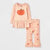 Cat & Jack Baby Girl's Peach 2pc Halloween Pumpkin Peplum Flared Leggings Set | Cat & Jack In Lebanon