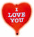 Tib "I LOVE YOU " Printed Helium Balloons 65CM | Tib in Lebanon