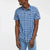 Lee Men's Anthem Blue Short Sleeve Button Down Shirt | Lee In Lebanon