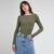 Lee Women's Olive Grove Ribbed Round Neck Long Sleeve Blouse | Lee In Lebanon