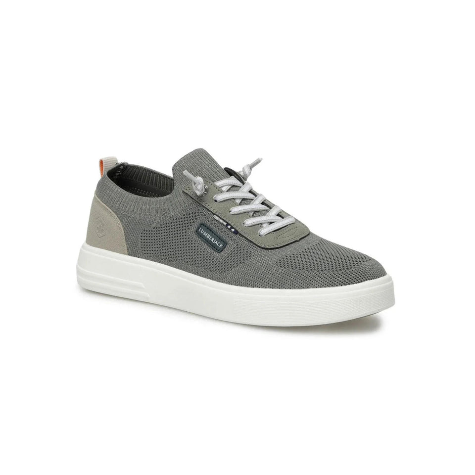 Lumberjack Men's Dark Grey Passano Casual Sports Sneakers