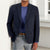Michael Kors Men's Navy Regular Fit Stretch Blazer | Michael Kors In Lebanon