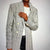 Mango Men's Grey Checkered Blazer |Mango In Lebanon
