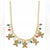 Holiday Lane Women's Gold Mixed Stone Gingerbread Necklace |Holiday Lane in Lebanon