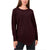 Vince Camuto Women's Brown Crewneck Asymmetrical Sweater|Vince Camuto In Lebanon