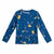 Disney Girl's Navy Multi Printed Long Sleeve Blouse|Disney In Lebanon