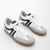 Marjin Women's White & Grey Lace-Up Sneakers