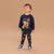 Sinsay Boy's Navy Blue Mickey Mouse Printed Crewneck Sweatshirt