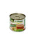 Can of Al-Mouna beef luncheon meat on a white background