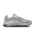 Silver sneaker with Nike logo on a white background