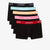 Lacoste Men's Black 5-Pack Stretch Cotton Boxer