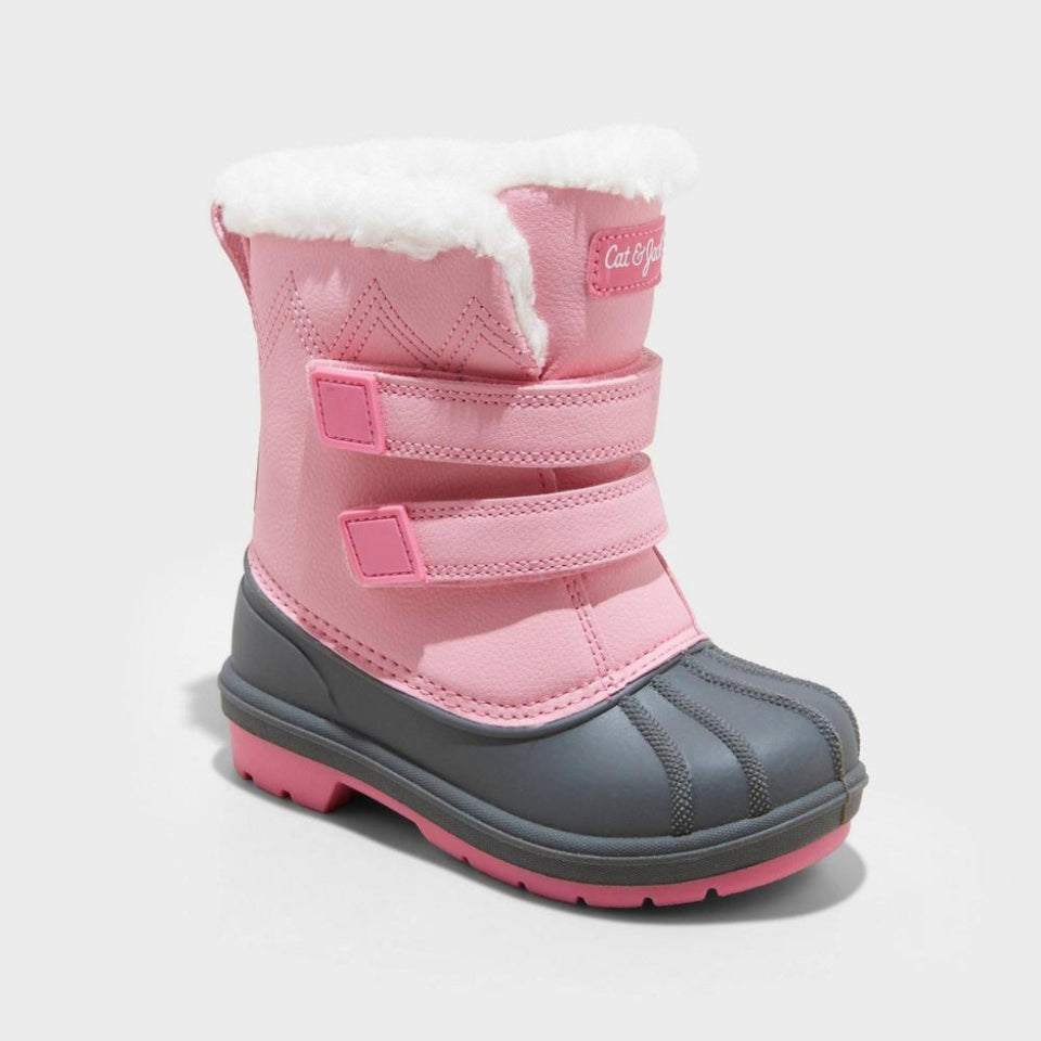 Cat & Jack Baby Girl's Pink Denver Waterproof Snow Boots