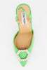 Steve Madden Women's Green Satin Vionnet Heels |Steve Madden In Lebanon