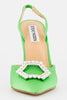 Steve Madden Women's Green Satin Vionnet Heels |Steve Madden In Lebanon