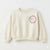Zara Girl's Beige Floral & Ready To Explore Pullover Long Sleeve Sweatshirt|Zara in Lebanon