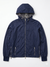 U.S. Polo Assn Women's Navy Lightweight Zip-Up Windbreaker Jacket with Textured Hood|U.S. Polo Assn In Lebanon