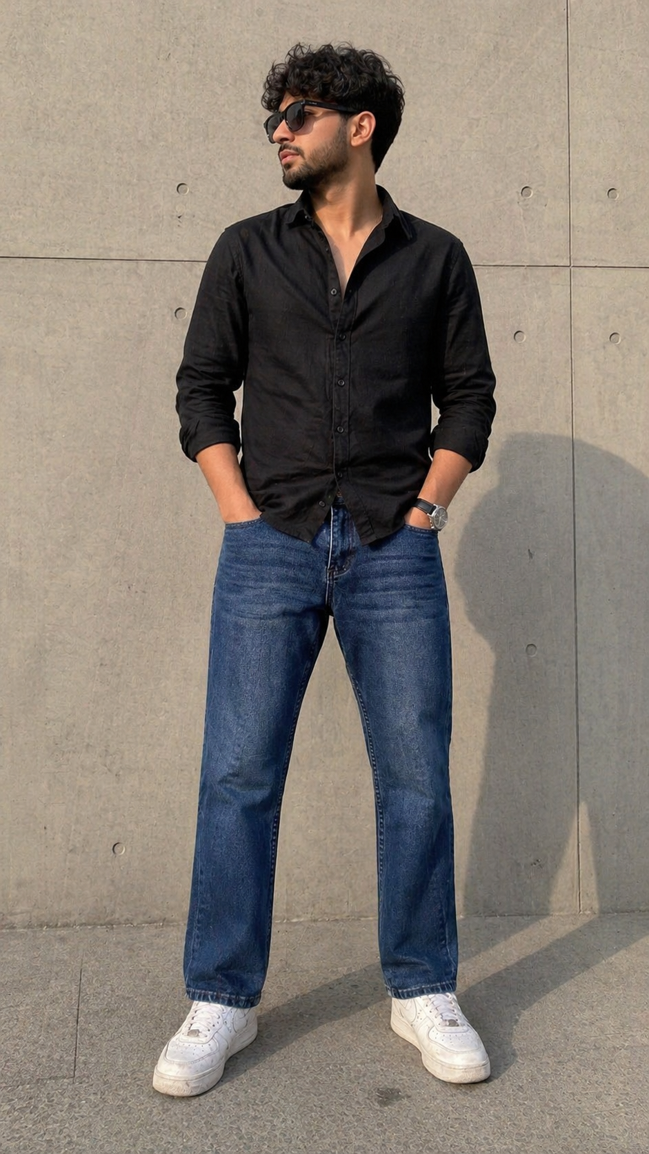 Weatherproof Vintage Men's Wash Blue Cyclone Sits Below Waist Slim Fit From Hip To Ankle Slim Leg Jeans| Weatherproof Vintage in Lebanon