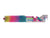 Colorful toy with a unicorn design on a white background