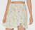 Forever 21 Women's Light Blue Floral Ruched Mini Skirt | Forever 21 In Lebanon