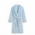 Charter Club Women's Blue Debossed Long Sleeve Plush Sleep Robe
