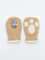 Disney Baby Girl's Beige Tan Sherpa Winter Gloves|Disney In Lebanon