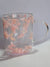 Hinox Transparent Coffee Pink Flower Glass Mug A-2 | Hinox In Lebanon