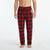 Hanes Men's Red Buffalo Plaid Brushed Fleece Pajama Bottom