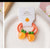 2Piece Set of Cartoon Resin Hair Rubber Bands Cute Animal Soft Elastic Hair Ties Ponytail Holder for Girls Accessories