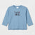 Zara Baby Boy's Dusty Blue Peanut Charlie Brown Smak Graphic Long Sleeve Blouse|Zara in Lebanon