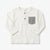 Zara Baby Boy's White Button Front Chest Pocket Long Sleeve Blouse|Zara in Lebanon