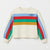 Zara Boy's Cream Multi My Favorite Summer Striped Crew Neck Long Sleeve Sweatshirt|Zara in Lebanon