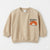 Zara Boy's Tan Casual Graphic Crew Neck Sweatshirt|Zara in Lebanon
