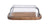 Hinox Square Wood Plate With Glass Lid 17x17cm DM-13 | Hinox In Lebanon