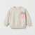 Zara Baby Girl's Beige Happy Butterfly In The Garden Graphic Sweatshirt|Zara in Lebanon