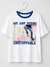 Zara Boy's White Chest Printed T-Shirt | Zara In Lebanon