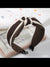 Stylish and elegant black and white sponge headband