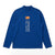 Zara Boy's Royal Blue Mock Neck Graphic Long Sleeve Blouse|Zara in Lebanon