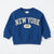 Zara Baby Girl's Navy Blue New York City Long Sleeve Pullover Sweatshirt|Zara In Lebanon