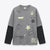 Zara Boy's Gray Printed Layered Look Silhoutte Long Sleeve Blouse|Zara in Lebanon