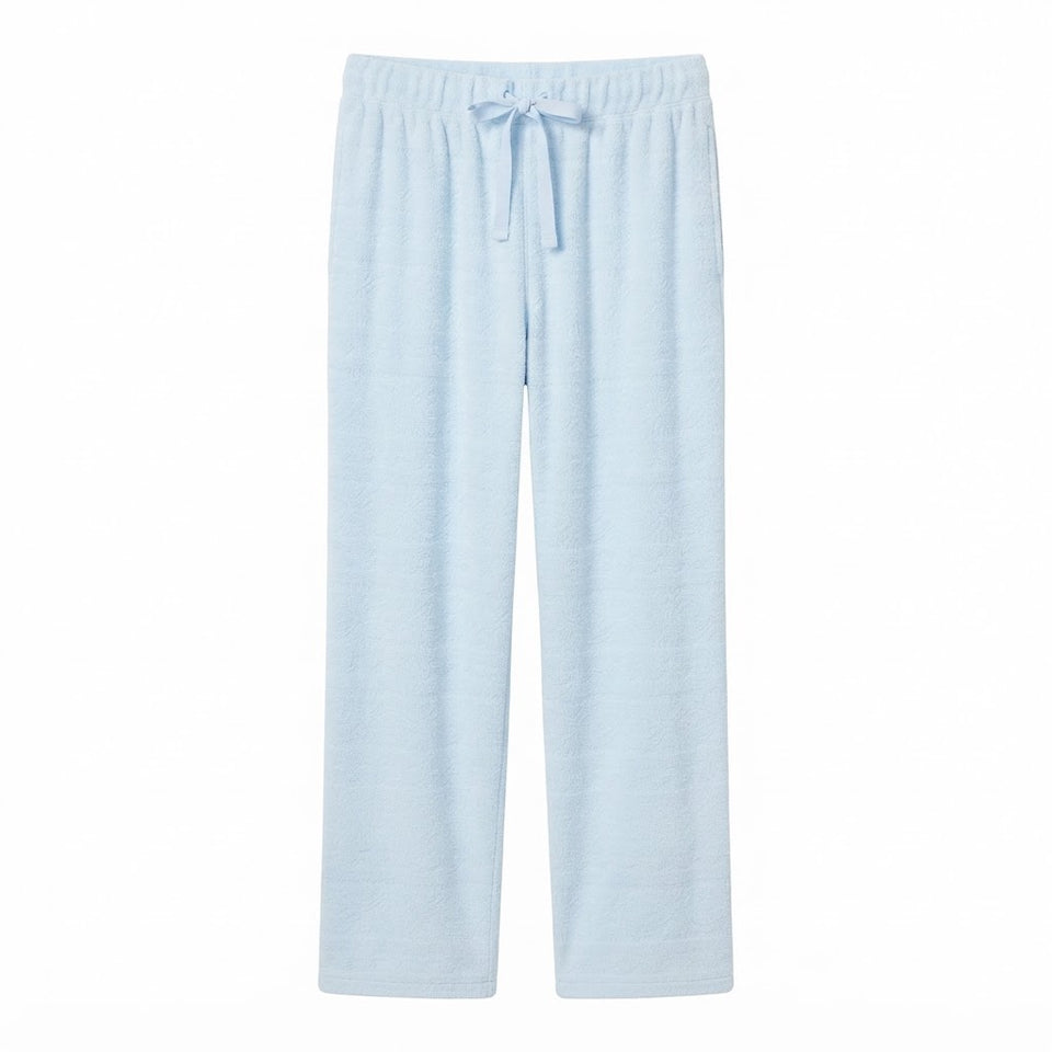 SD Women's Light Blue Fleece Pajama Bottoms