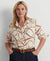 Lauren Ralph Lauren Women's White/Brown Belting-Print Shirt | Lauren Ralph Lauren In Lebanon